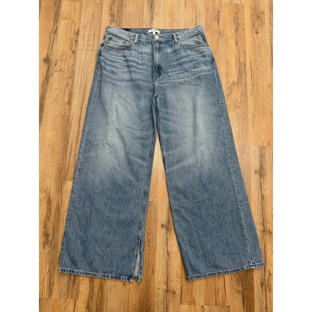 RE/DONE Wide‎ Leg Jeans 31 Vintage Flow High Rise Lyocell Blend